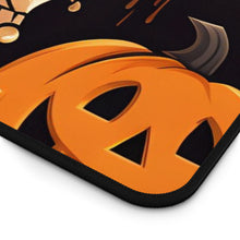 DistinctInk Desk Mat with Spooky Skeleton Pumpkin Patch Design for Halloween