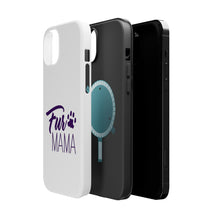 DistinctInk ToughCase for Apple iPhone, Compatible with MagSafe Charging - Fur Mama - Dog Paw