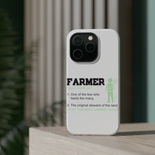 DistinctInk ToughCase for Apple iPhone, Compatible with MagSafe Charging - Farmer Definition - Few Who Feeds Many