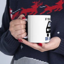 DistinctInk Glossy White Coffee / Tea Mug - If Open Car Door, New Car or New Wife
