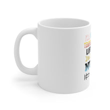 DistinctInk Glossy White Coffee / Tea Mug - Scrub Wearing Temp Taking Life Saving Nurse