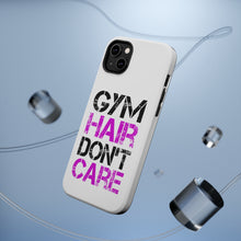 DistinctInk ToughCase for Apple iPhone, Compatible with MagSafe Charging - Gym Hair Don't Care