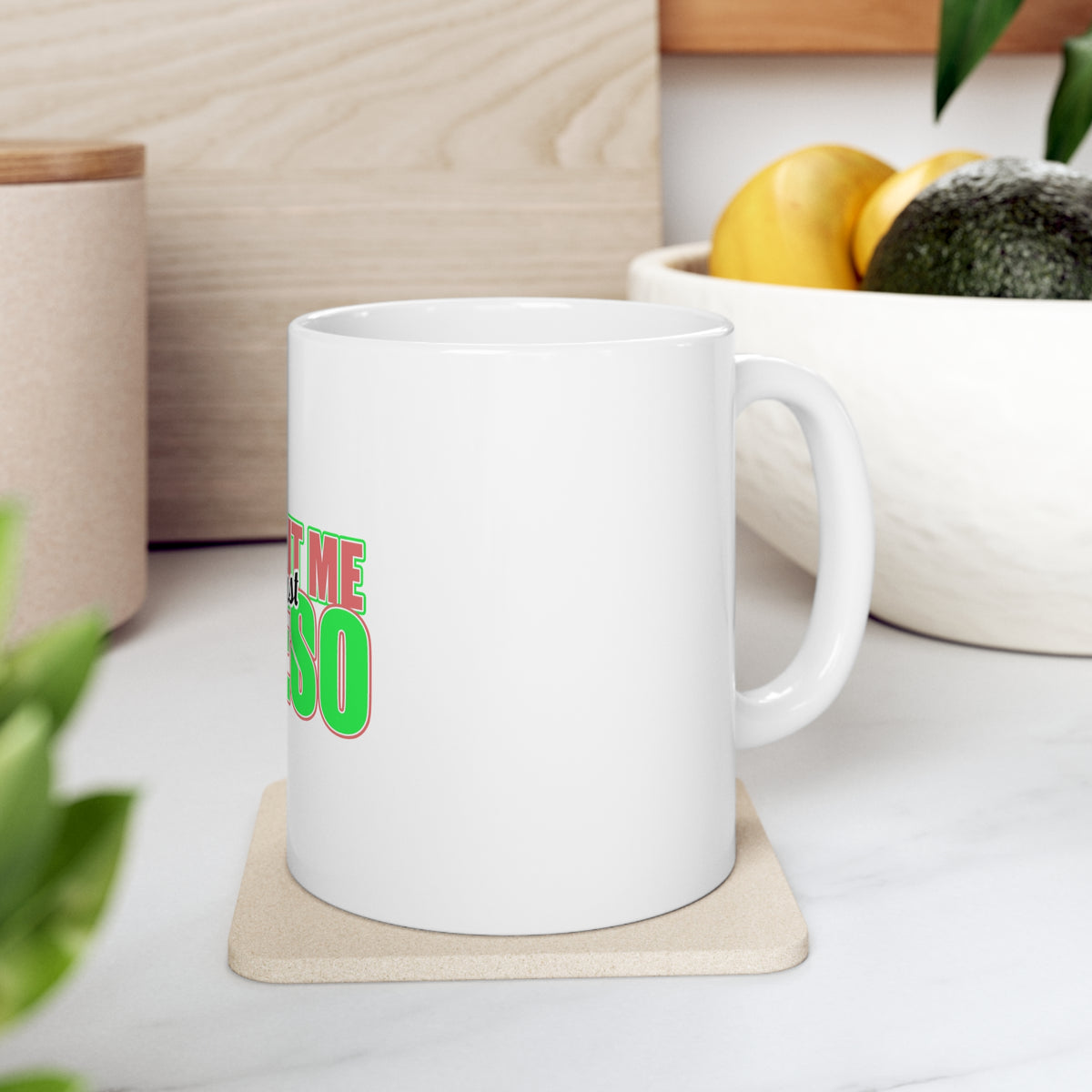 Glossy White Coffee / Tea Mug - Without Me It's just Aweso, view 7