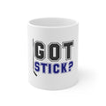 Glossy White Coffee / Tea Mug - Got Stick? Hockey
