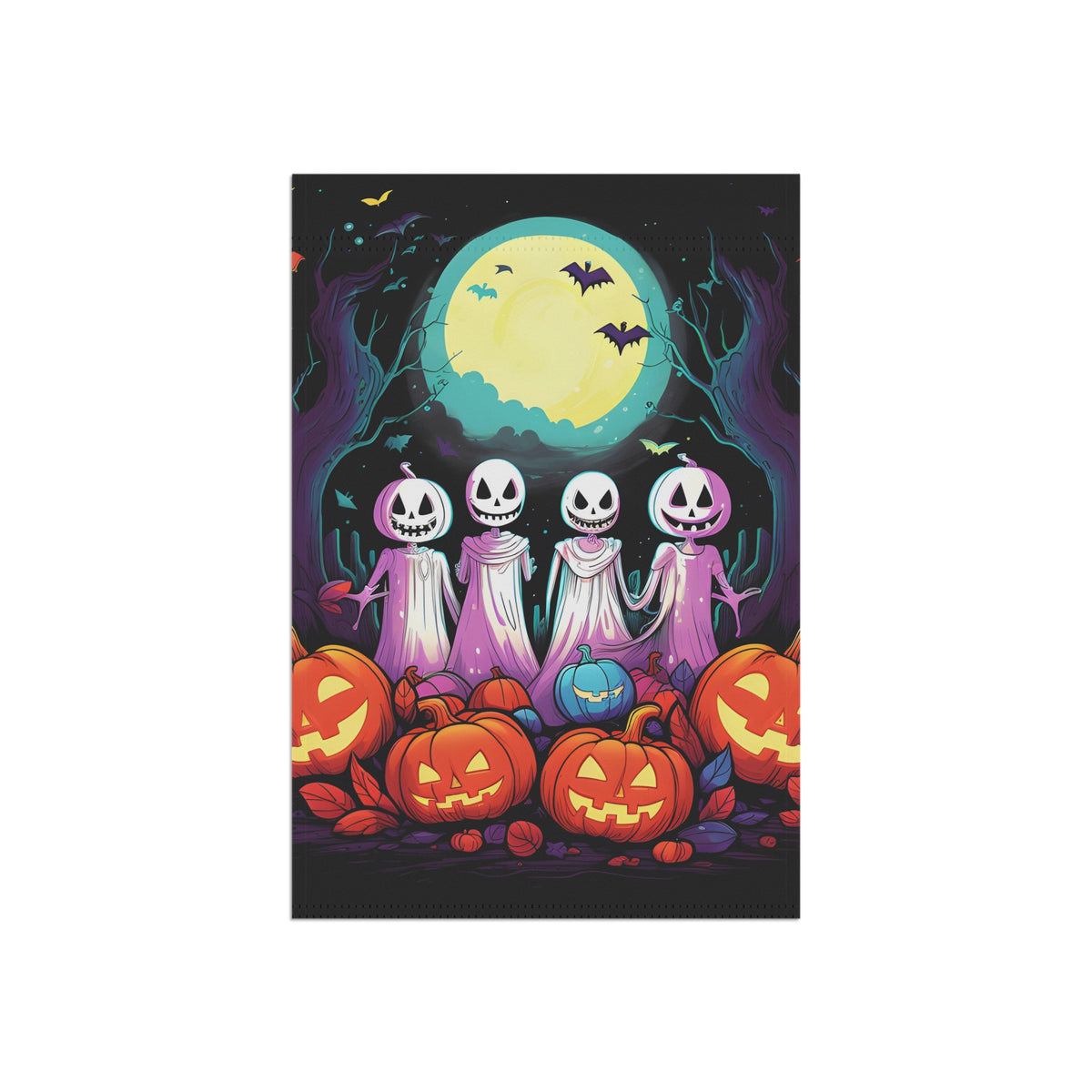 Garden & House Banner Flag with Exploring the Unknown Design for Halloween LGBTQ+ Pride, view 4