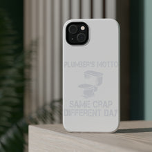 DistinctInk ToughCase for Apple iPhone, Compatible with MagSafe Charging - Same Crap Different Day - Plumbers