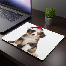 DistinctInk Mouse Pad - 1/4" Foam Rubber - Australian Shepherd Puppy