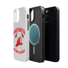 DistinctInk ToughCase for Apple iPhone, Compatible with MagSafe Charging - Firefighter - Always Ready