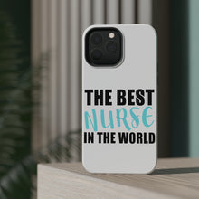 DistinctInk ToughCase for Apple iPhone, Compatible with MagSafe Charging - The Best Nurse In The World