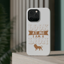 DistinctInk ToughCase for Apple iPhone, Compatible with MagSafe Charging - Look At Me I Am A Lion