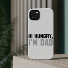 DistinctInk ToughCase for Apple iPhone, Compatible with MagSafe Charging - Hi Hungry, I'm Dad