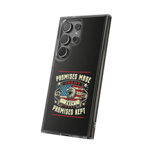 DistinctInk Hybrid (Acrylic/TPU) Clear Slim Fit Case for Apple iPhone | Trump: Promises Made, Promises Kept - Conservative