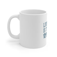 DistinctInk Glossy White Coffee / Tea Mug - Living Well is The Best Revenge