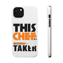 DistinctInk ToughCase for Apple iPhone, Compatible with MagSafe Charging - This Chef is a Whisk Taker