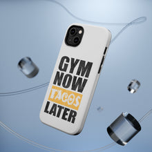 DistinctInk ToughCase for Apple iPhone, Compatible with MagSafe Charging - Gym Now Tacos Later