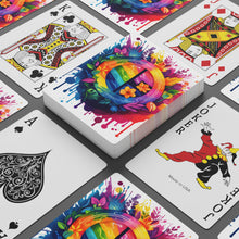 DistinctInk Playing Poker Cards with The Road to Fulfillment Design for LGBTQ+ Pride