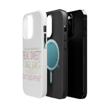 DistinctInk ToughCase for Apple iPhone, Compatible with MagSafe Charging - Odd Combination Real Sweet & Don't Mess With Me