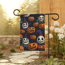 DistinctInk Garden & House Banner Flag with "Halloween Haunts and Pumpkin Pals" Design for Halloween