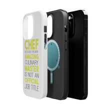 DistinctInk ToughCase for Apple iPhone, Compatible with MagSafe Charging - Chef Amazing Culinary Master