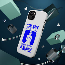 DistinctInk ToughCase for Apple iPhone, Compatible with MagSafe Charging - Stay Safe at Night Sleep With a Nurse