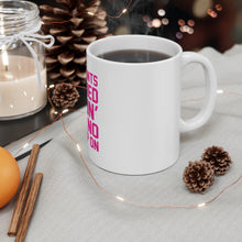 DistinctInk Glossy White Coffee / Tea Mug - Sweat Pants Hair Tied Chillin' With No Make Up On