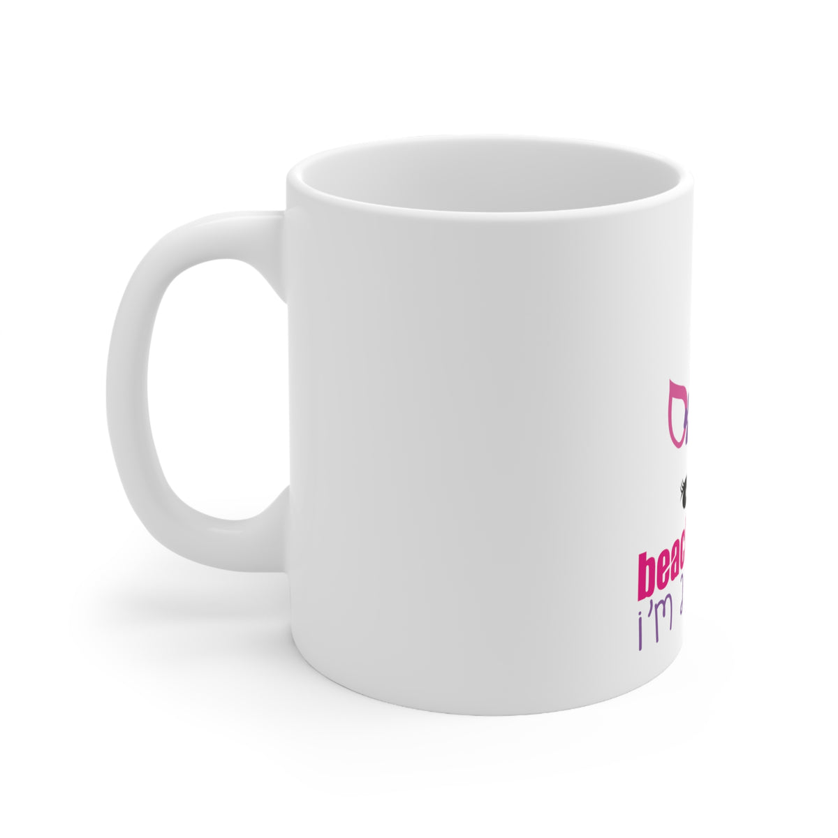 Glossy White Coffee / Tea Mug - Beach Please I'm a Unicorn, view 2