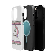 DistinctInk ToughCase for Apple iPhone, Compatible with MagSafe Charging - 90% Unicorn 10% Sparkle
