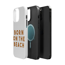 DistinctInk ToughCase for Apple iPhone, Compatible with MagSafe Charging - Born on the Beach