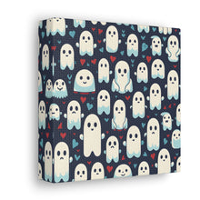 DistinctInk Canvas Wall Art with Skelephants and Ghostly Ghouls for Halloween