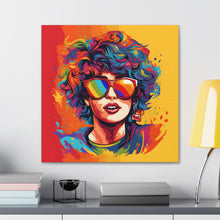 DistinctInk Canvas Wall Art with Start Building Your Dreams for LGBTQ+ Pride
