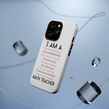 DistinctInk ToughCase for Apple iPhone, Compatible with MagSafe Charging - Teacher Student Helping Homework Encourage
