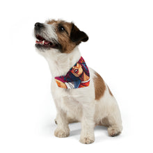 DistinctInk Adjustable Pet Banana Collar with Leading a New Path Design for LGBTQ+ Pride