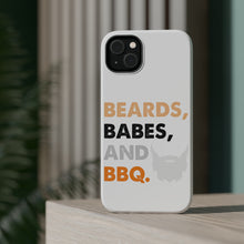 DistinctInk ToughCase for Apple iPhone, Compatible with MagSafe Charging - Beards, Babes And BBQ
