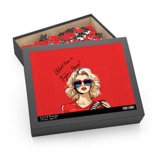 DistinctInk Jigsaw Puzzle with What Time Is Taylor's Game? design