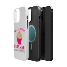 DistinctInk ToughCase for Apple iPhone, Compatible with MagSafe Charging - Be a Beautiful Cupcake in a World of Muffins