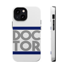 DistinctInk ToughCase for Apple iPhone, Compatible with MagSafe Charging - DOCTOR Word Art