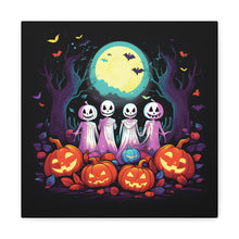 DistinctInk Canvas Wall Art with Exploring the Unknown for Halloween LGBTQ+ Pride