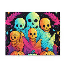 DistinctInk Jigsaw Puzzle with The Joy of Connecting Design for Halloween  LGBTQ+ Pride