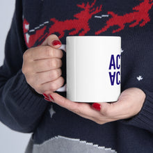 DistinctInk Glossy White Coffee / Tea Mug - Actor (Reflection)