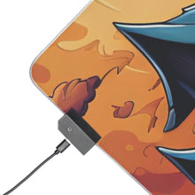 DistinctInk LED Gaming Mouse Pad with Spooky Sweet Treats Design for Halloween