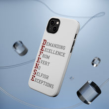 DistinctInk ToughCase for Apple iPhone, Compatible with MagSafe Charging - DEFENSE Demanding Excellence