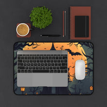 DistinctInk Desk Mat with Spooky Trick or Treating Design for Halloween
