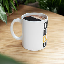 DistinctInk Glossy White Coffee / Tea Mug - Gym Now Tacos Later