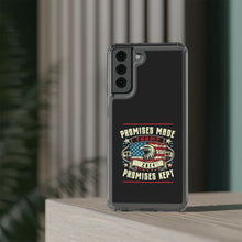 DistinctInk Hybrid (Acrylic/TPU) Clear Slim Fit Case for Apple iPhone | Trump: Promises Made, Promises Kept - Conservative