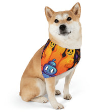 DistinctInk Adjustable Pet Banana Collar with Finding Your Purpose in Life Design for Halloween LGBTQ+ Pride
