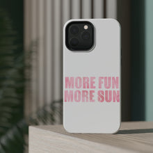 DistinctInk ToughCase for Apple iPhone, Compatible with MagSafe Charging - More Fun More Sun