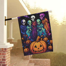 DistinctInk Garden & House Banner Flag with "Mindful Connections" Design for Halloween  LGBTQ+ Pride