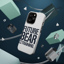 DistinctInk ToughCase for Apple iPhone, Compatible with MagSafe Charging - Future Bear in Training