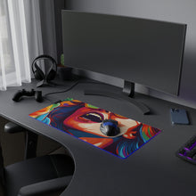 DistinctInk LED Gaming Mouse Pad with Addictive Adventure Story Design for LGBTQ+ Pride