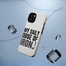 DistinctInk ToughCase for Apple iPhone, Compatible with MagSafe Charging - My Daily Dose of Iron Golf